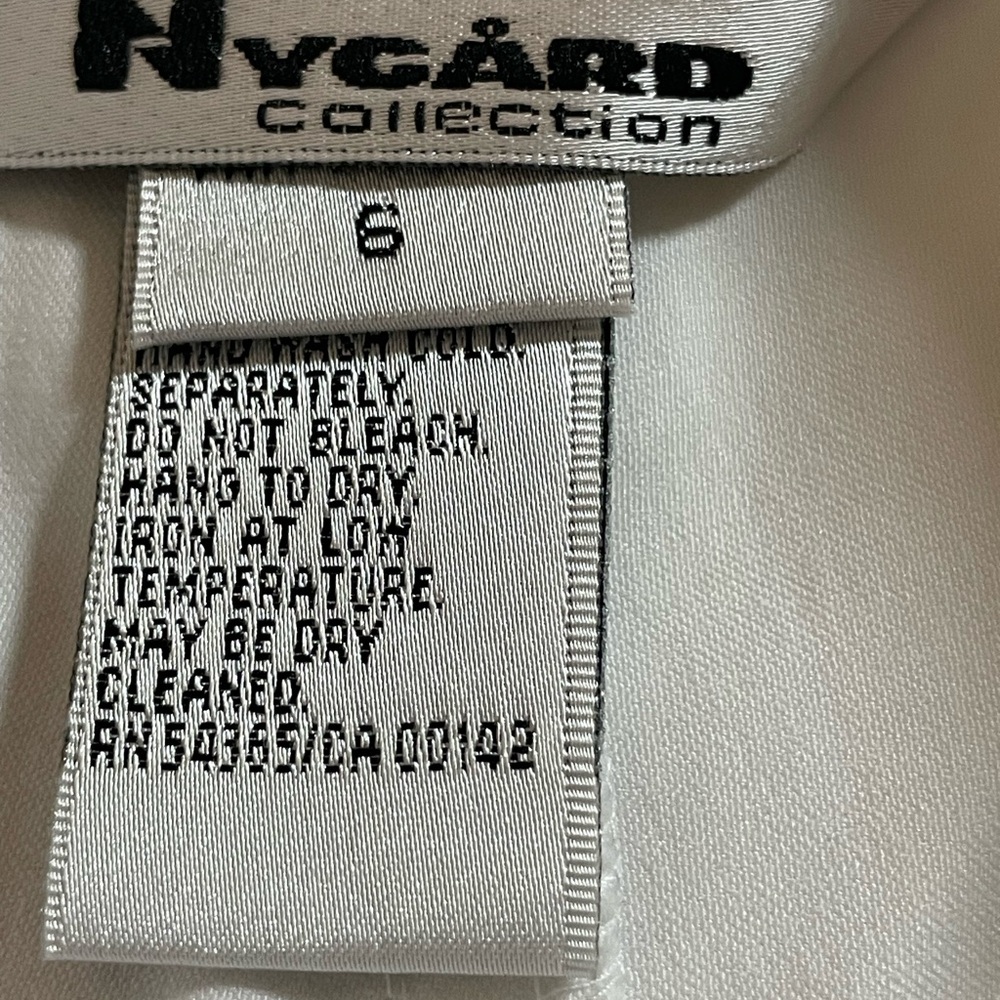 Nygard Collection White Capri pant cropped peddle pusher 6 cuffed cotton spandex - Picture 7 of 12